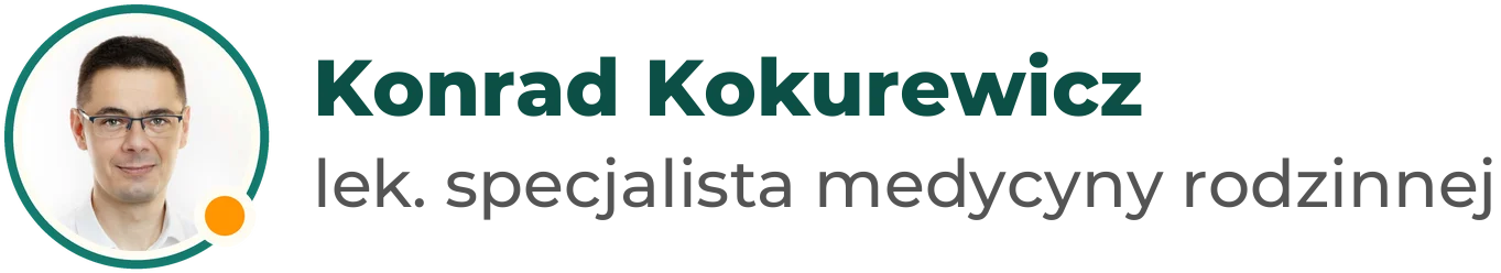 Konrad Kokurewicz - lek. specjalista medycyny rodzinnej